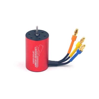 China LBP2435 Hobby Leopard Inrunner 4 Pole Brushless Motor 2435 5550KV 2.3mm Diameter Shaft Drip Proof For RC 1/16 1/18 Car Boats for sale