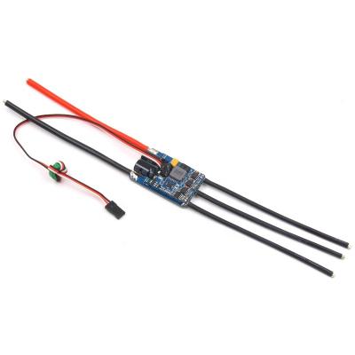 China RC Hobby FATJAY 90A ESC Ejector Controller 2-6s 24V 5.5V/5A BEC Dual-Way ESC DIY Without Shell PMW Signal For Ejector for sale