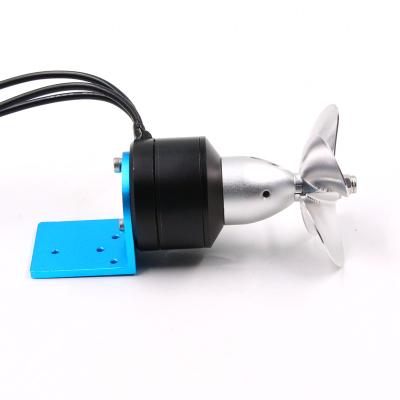 China RC 24V DC 5kgf Thruster Thruster CW Brushless Waterproof Metal CCW Metal Plastic Prop For Radio Control Hobby Bait Boat ROV Robot for sale