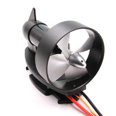 China RC 11kgf 24V Waterproof Metal BLDC Full Thruster DC Brushless Motor with Built-in Controller ESC for ROV Boats Kayak Surfboard E-surfboard for sale