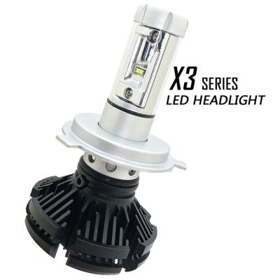 China High Quality Clear Vision 12V 30W Auto X3 H3 Headlights Car Lamp Led H3 for sale