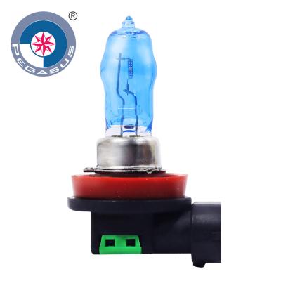 China The best selling H.O.D H11 quartz glass car light 12V 24V 100W H11 ultra white auto halogen bulb for sale