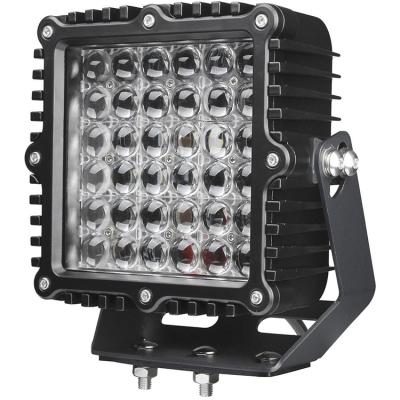 China Hot Selling PC Led Display 360W 10-30V DC LED Work Light IP67 9 Inch Square 360W Heavy Duty Led Work Light for sale