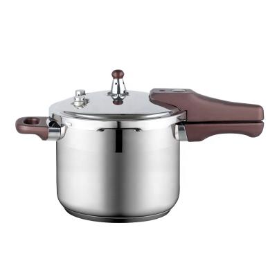 China Large 8L Durable 304 Stainless Steel M-Shape Qulibet Beetle High Pressure Safe Cooker With Push Button For Hotel Restaurant for sale