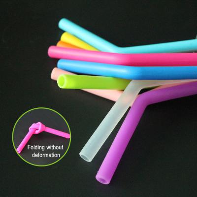 China Smoothie de silicona reutilizables con paja portátil sin sabor en venta