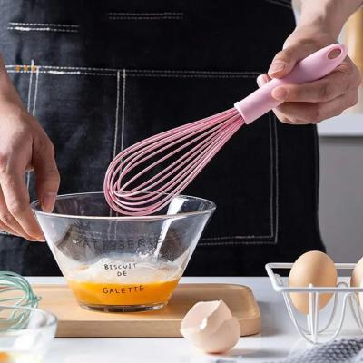 China Kitchen Mini Silicone Balloon Whisk Non Stick Reusable Easy To Clean for sale