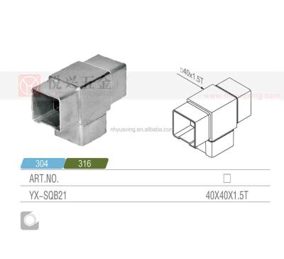 China Modern Square Tube Flanges / Connectors For Square Tube for sale