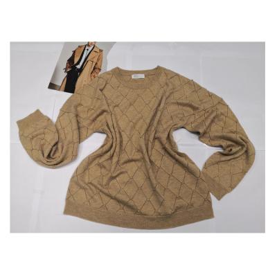 China ODM Round Neck Women Knitwear Anti-Shrink Sweater for sale