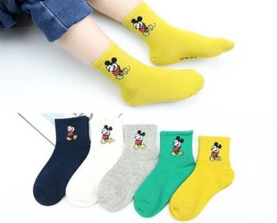 China 2020 hot selling QUICK DRY funny anime mickey rabbit cartoon tube socks for kids socks for sale