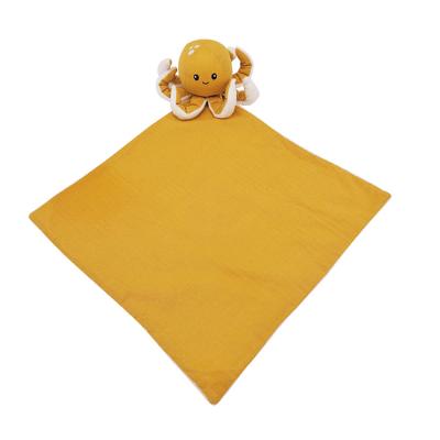 China Adopt Quality Cotton Fabric New Arrival Children Christmas 2022 Sturdy Pretty Toys Safety Blanket With Animals for sale