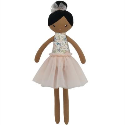 China Manufacturer Price Holiday Fashion Mesh Soft Pink Baby Skirt First Soft Rag Doll For Children 2022 for sale