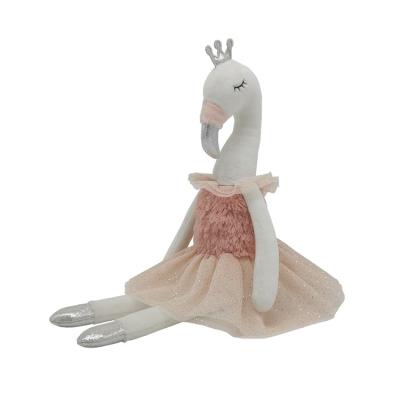 China Good quality from China factory soft we soft plush ballerina plush flamingos toys for sale