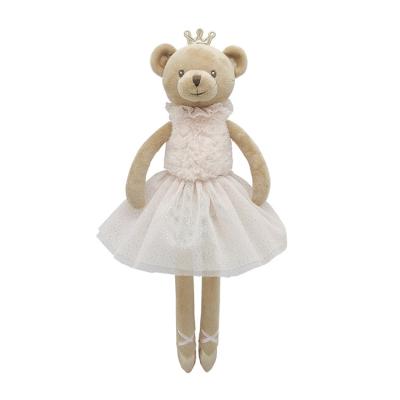 China Super Quality Soft Cheap Stuffed Custom Animal Kids Ballerina Plush Bear Toy For Sale for sale