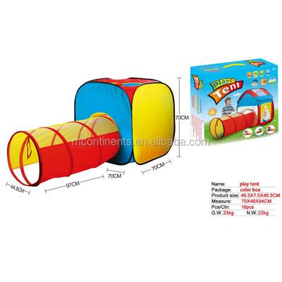 China Sports Toy Hot Sale Large Kids Play Tent With Tunnel for sale