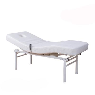 China Beautiful Bed Tattoo Spa Beauty Salon Furniture Electric Facial Bed Manufacturer Alibaba Massage Table Bed for sale