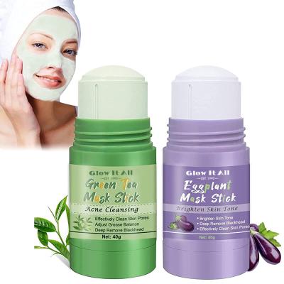 China New Product Samples Of Free Glow Moisturizer It All Green Tea Purifying Clay Mask Stick Glow Boost Face Skin for sale