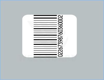 China Anti Tamper Barcode Security Labels Stickers , EAS Security Labels for sale