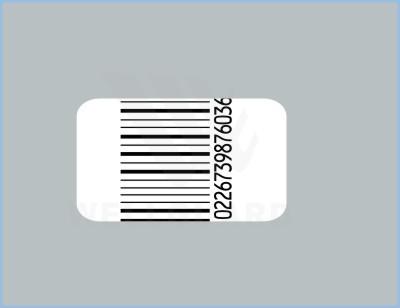 China Cosmetics Store Barcode Security Labels , RF 8.2MHz Anti-Theft Label for sale