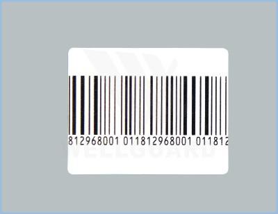 China EAS Barcode Security Labels , RF Soft Tamper Resistant Label Paper for sale