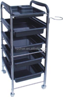 China Lounge Trolley Deluxe Lockable Lounge Trolley; mobile nail arrangement trolley for sale