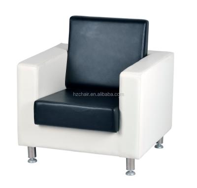 China Mordern one-seater reception chair HZ7018; Hair salon waiting chair; Design European Style Waiting Bench for sale