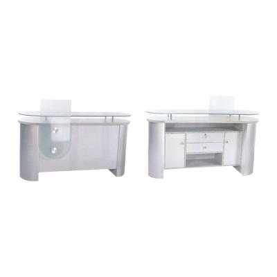 China Fashionable Mordern Hollywood Hair Salon Reception HZ5005; Modern living room and hotel reception table; reception desk for sale