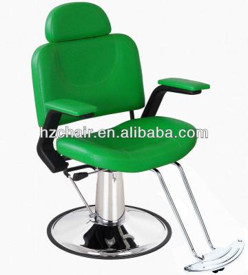 China Barber Chair Green Color Styling Chairs, Salon Chairs, Hairdressing Chairs for sale