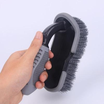 China Durable Multifunctional Car Rag Wash Cleaning Brush With Handle for sale