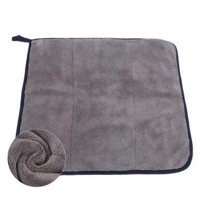 China Sustainable Premium Double Side Microfiber Auto Car Cleaning Cloth for sale