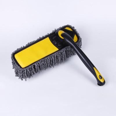 China Rotating Microfiber Cloth Wash Cleaning Brush For Car Auto Car Easy Cleaning Brushes for sale