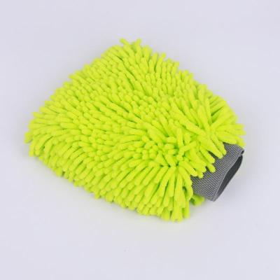 China Waterproof Lime Multi Use Car Wash Eco - Friendly Green Detailing Glove for sale