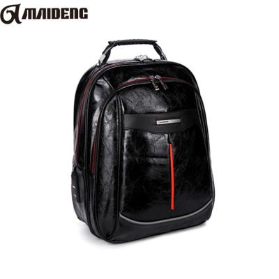 China Factory wholesale price waterproof high quality black genuine leather backpack bag OEM for women for sale