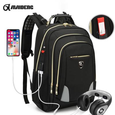 China 19 Inch Men's Anti-theft Fashion Large Capacity Waterproof Laptop Backpack School College Students for sale