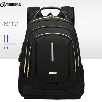 China Hot Selling High Quality 19 Inch Bookbag Business Usb Laptop Backpack Anti Theft Water Resistant Nylon Men's Anti-theft Backpack for sale