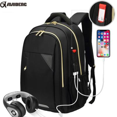 China With USB 2018 Mens Anti Theft Smart Laptop Backpack Bag With Usb Charging Port for sale