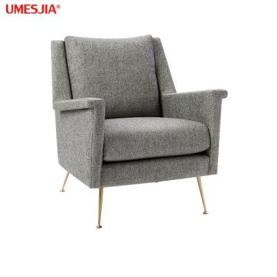 China Carlo Mid-Century Chair Antique Armchair Carlo Mid-Century Chair Antique Armchair Velvet Living Room Furniture Stainless Steel Gold Legs for sale