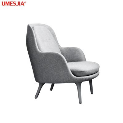 China Nodic Designer Modular Modern Armchair Lounge Chair Living Room Furniture Metal Wooden Legs Leisure Chair for sale