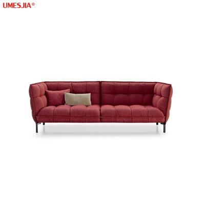 China HUSK-SOFA Fabric Sofa Luxury Classic Italian Living Modular Modern Sofa 3seater for sale