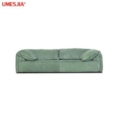 China CASABLANCA Sofa Luxury Italian Genuine Leather Modular Sofa Modern Living Room Sofa 3 seater for sale