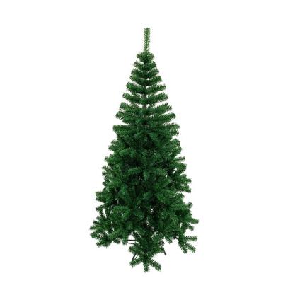 China Christmas Decoration Hot Sale Popular Green 180cm PVC Wrapped Decorated Artificial Christmas Tree for sale