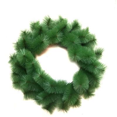 China Wholesale Christamas Home Decoration Low Price 40cm Artificial Pine Needle Christmas Tree Garland for sale