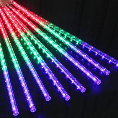 China Chirstmas Decor China Manufacturer 50cm Christmas Waterfall Rain Drop Decorative Meteor Shower Led Lights for sale