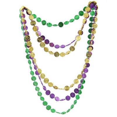 China Plastic Hanging Necklace Beads Mardi Gras Party Birthday Christamas Home Decoration Supplies for sale