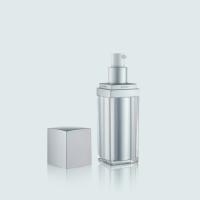 China Square Shape Airless Bottles Skin Care Cosmetic Wholesale GR222A 15/30/50ML for sale