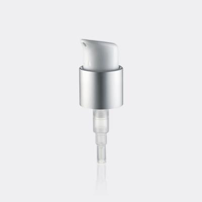 Cina JY505-01C Cosmetic Pump Dispenser 24/400 Pompa per crema in plastica in alluminio in vendita