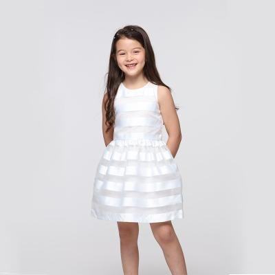 China Wholesale Size Breathable Quality Girls Party Wedding Sleeveless Knee-Length Princess Dress For 3-12 Years Girls for sale