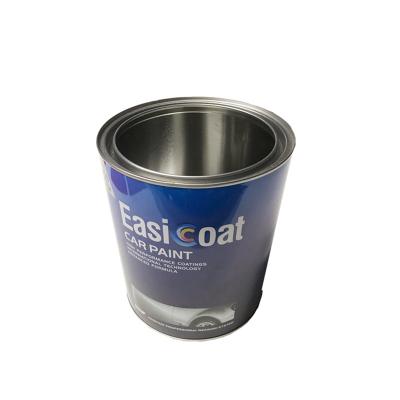 China Tinplate Around Blue Color Metal Tin Can Chemical Tinplate For Car Paint Packaging for sale