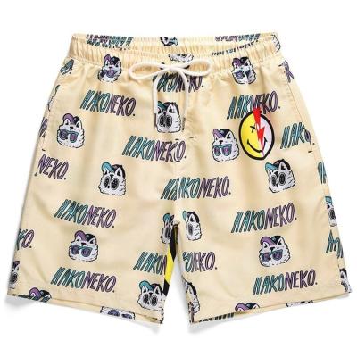 China Wholesale Anti-Wrinkle Summer Polyester Cotton Shorts For Mens Pockets Cycling Shorts Mens Padded Basketball Beach Printed Shorts For Men for sale