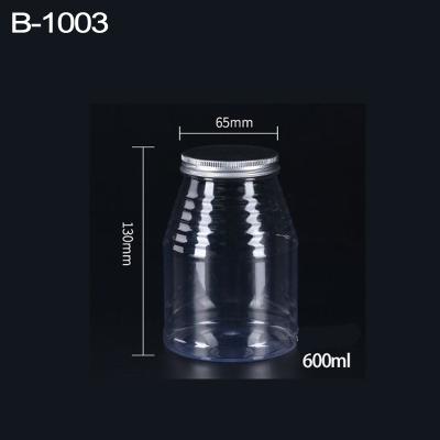 China 600ml 20oz Sustainable Food Grade Beverage PET Juice Yogurt Bottle With Aluminum Plastic Round Clear Cover for sale