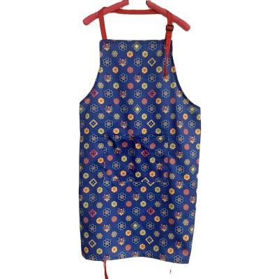 China Eco-Friendly Kitchen Promotional Plain Apron Cafe Restaurant Canvas Festival Gift for sale